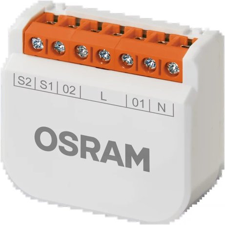 OSRAM SMART+ Smart Home WLAN-Schaltmodul, 2-Kanal, Unterputz, Weiß
