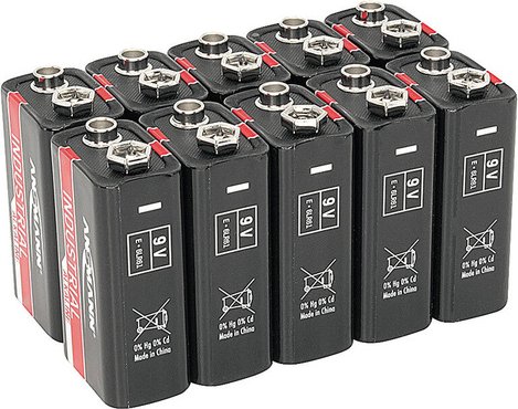 Thumbnail - Ansmann Alkaline Batterie 9-V-Block, 10 Stück