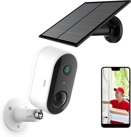Arenti Spar-Set Akku-WLAN-Überwachungskamera GO1 & Solar-Panel SP2-C, Full-HD, 1080p, App
