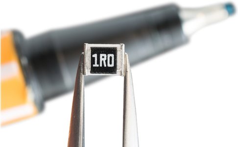 SMD-Widerstand 10 mOhm, ±5 %, 0,5 W, Größe 1210, Typ CS13