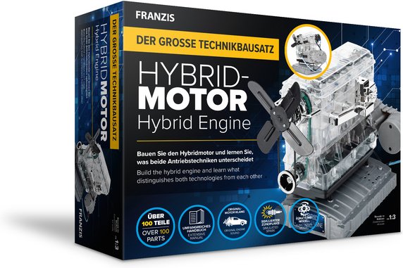 Franzis Technikbausatz Hybridmotor, Maßstab 1:3