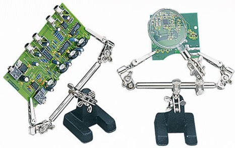 Fixpoint Löt- und Montagehilfe "Dritte Hand", mit Lupe