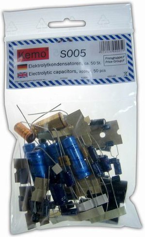 Kemo Elektrolytkondensator ca. 50 Stück S005