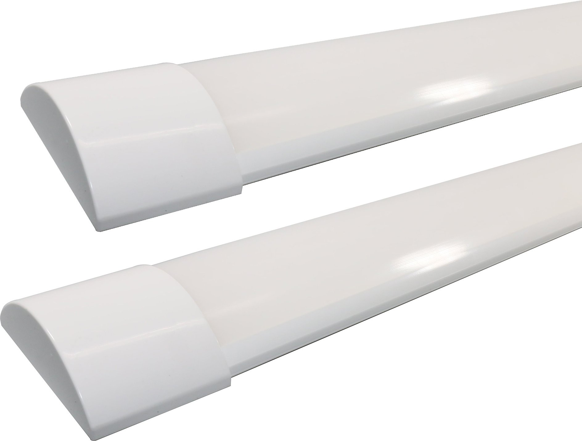 Blulaxa 2er-Set 40-W-LED-Langfeldleuchte slim, 4800 lm, neutralweiß, 4000 K, IP20, 120 cm