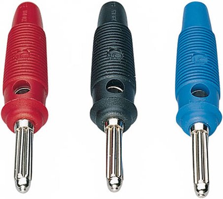 Bananenstecker 4 mm, blau