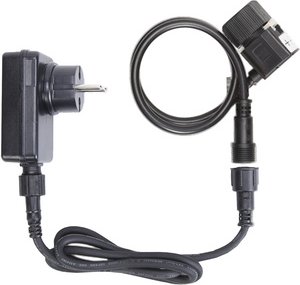 Die Bold 24V-Garten Steckertrafo 36W, IP44, 230/24V, 1m Ausgangskabel