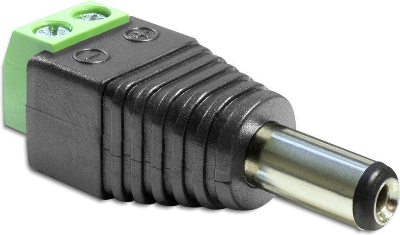Delock Adapter Terminalblock > DC 2,5 x 5,5 mm Stecker
