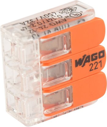 Wago 221-413 COMPACT Verbindungsklemme 3 x 4 mm²
