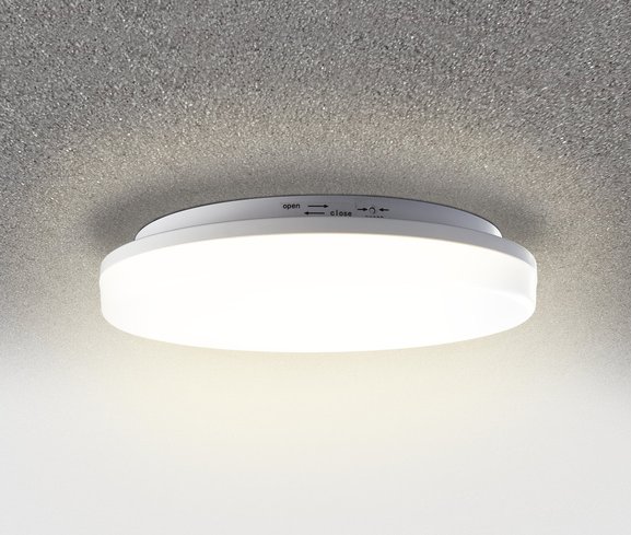 HEITRONIC 24-W-LED-Wand-/Deckenleuchte Pronto mit Bajonett-Anschluss, rund, warmweiß, IP54