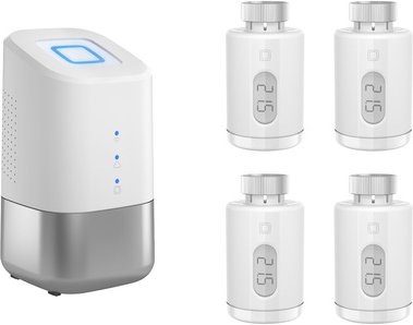 Thumbnail - Homematic IP Smart Home Set Heizen Easy mit Heizkörperthermostaten, 4x HmIP-eTRV-3, 1x Home Control Unit