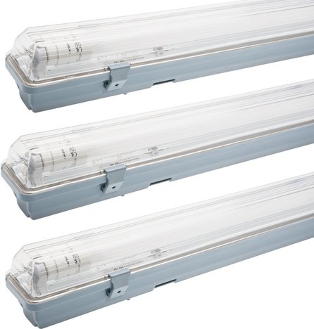 Müller Licht 3er-Set 16-W-LED-Feuchtraumwannenleuchte Aqua-Promo, 1680 lm, 4000 K, IP65, 120 cm