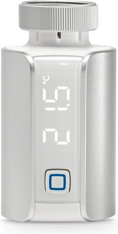 Homematic IP Smart Home Heizkörperthermostat – Evo, silber, HmIP-eTRV-E-S