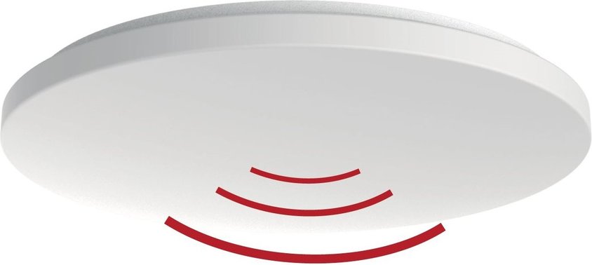 Blulaxa 20-W-LED-Wand-/Deckenleuchte Aina-L mit HF-Bewegungsmelder, 1500 lm, neutralweiß, IP20