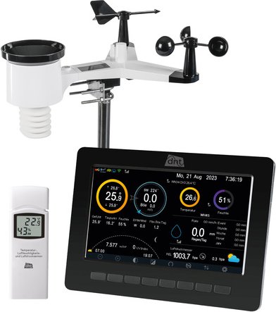 dnt WiFi-Wetterstation WeatherScreen PRO V2