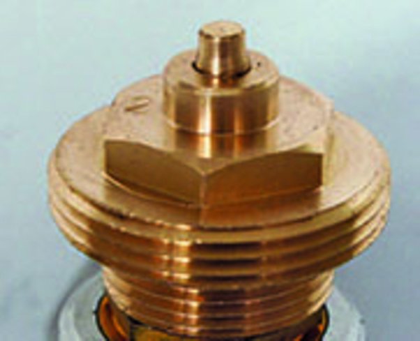 Heizungsventiladapter für Gampper M20 (2) über 10 mm Tiefe (Messing)