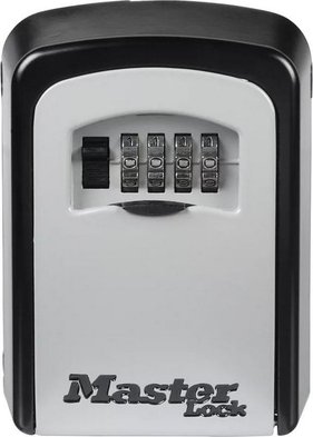 Master Lock Schlüsselsafe 5401EURD mit 4-stelligem Zahlenschloss, für bis zu 6 Schlüssel