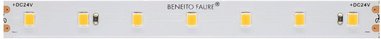 Beneito 5-m-LED-Streifen FINE-84, 24 W, 24 V DC, 4000 K, 90 Ra, 4,8 W/m, 456 lm/m, 70 LEDs/m, IP65