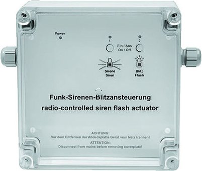 Homematic Funk-Sirenenansteuerung HM-Sec-SFA-SM für Smart Home / Hausautomation