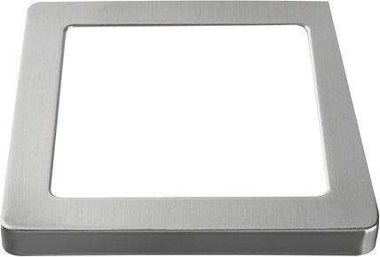 HEITRONIC Metallring für LED-Panel SELESTO, eckig, nickel-gebürstet