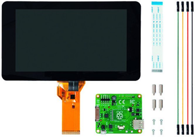 Raspberry Pi Touchscreen-Display 17,78 cm (7 Zoll)