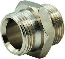 M & M International Doppelnippelverschraubung 401515, 3/4"-Anschluss auf 3/4"-Anschluss