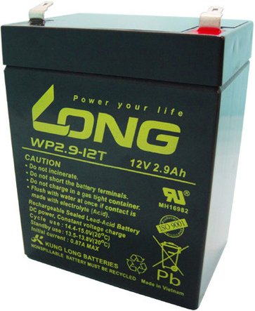 Kung Long Blei-AGM-Akku WP2.9-12T, 12 V, 2,9 Ah