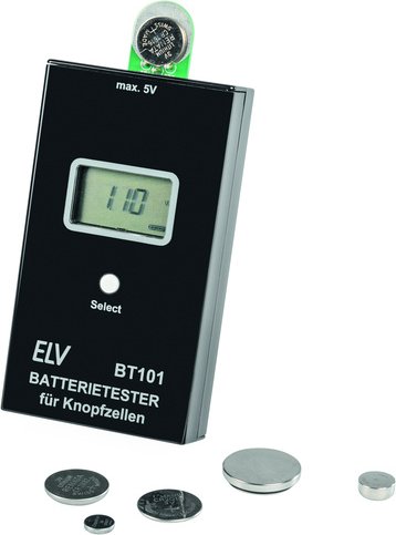ELV Bausatz Batterietester für Knopfzellen BT101
