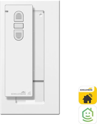 Schellenberg Funk-Handsender 1-Kanal, 868,4 MHz für Markisen- und Rohrmotoren, weiß