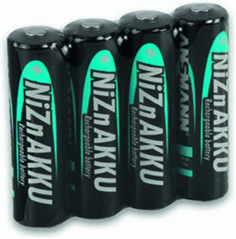 Ansmann NiZn-Akku Mignon 1,6 V 1500 mAh, 4er-Pack