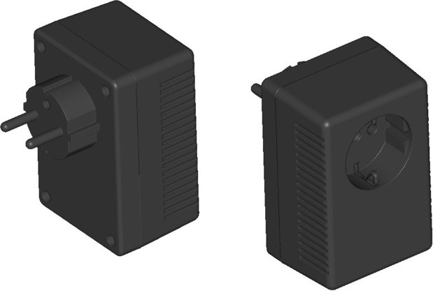 Thumbnail - Strapubox Stecker-Gehäuse SG 922 ABS 95,5 x 63 x 53 mm, schwarz