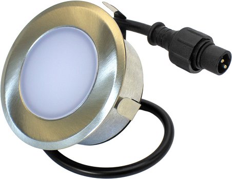 Die Bold Edelstahl LED Bodenleuchte, DC 24V, 1.2W, dimmbar, 3000K