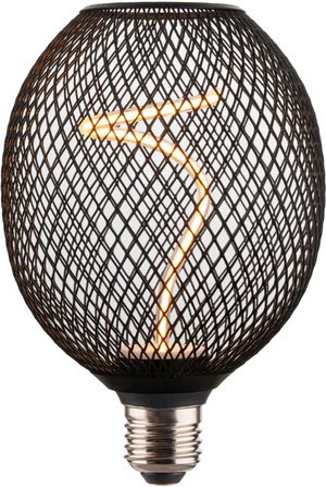 ENOVALITE LED Filament Leuchtmittel, Vintage, MESH, E27, 4.9W, 200lm, 1800K, dimmbar