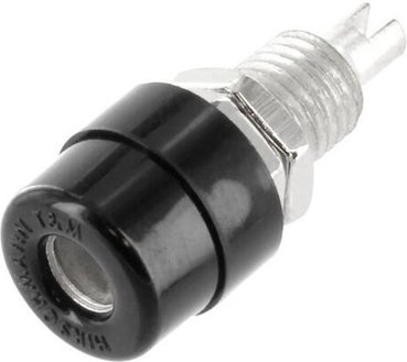 Hirschmann Bananenbuchse BIL 20, 60 V, 32 A, schwarz