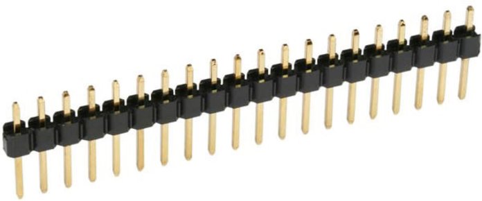 econ connect Stiftleiste SLSN12GOA, 1x 12-polig, gerade, RM 2,54 mm