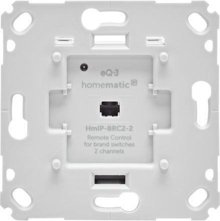 Homematic IP Smart Home Wandtaster– 2-fach, HmIP-BRC2-2
