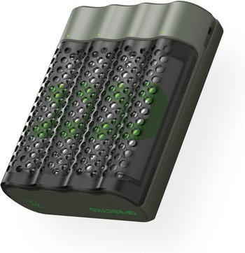 GP USB-Ladegerät M452 Micro (AAA) und Mignon (AA), inkl. 4 x RECYKO AA 2600 mAh,