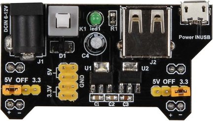 Joy-IT Erweiterungs-Platine B-POW, Spannungsversorgung für Steckboards, Raspberry Pi, Banana Pi