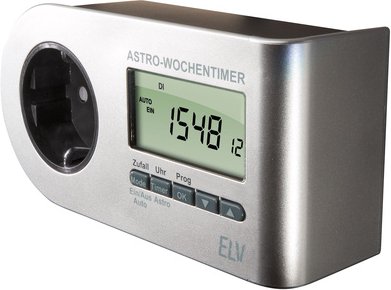 ELV WTA100 Premium-Wochentimer / Zeitschaltuhr mit Astrofunktion