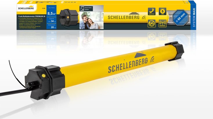 Thumbnail - Schellenberg Funk-Rollladenmotor Premium 20 Nm Maxi, SW60