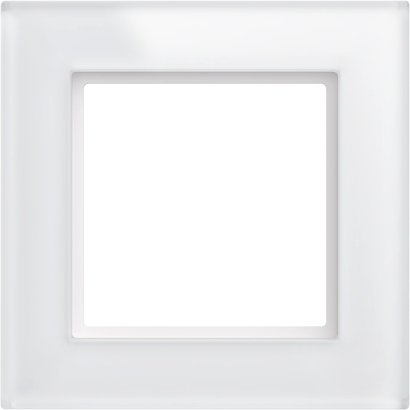 Homematic IP Glasrahmen, 1-fach, weiß, HmIP-GF1