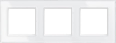 Homematic IP Glasrahmen, 3-fach, weiß, HmIP-GF3