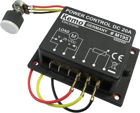 Thumbnail - Kemo PWM-Leistungsregler 9–28 V DC, max. 20 A, M195