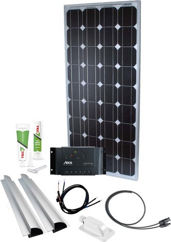 Thumbnail - Phaesun Solar Caravan Kit Base Camp Perfect PRS15 110 W, 12 V inkl. 15 A Solarladeregler