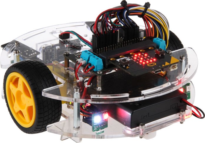 Joy-IT Bausatz programmierbares Roboterauto Joy-Car inkl. Einplatinencomputer micro:bit v2