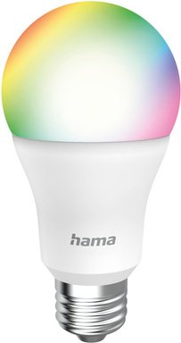 Hama Smarte Home LED-Leuchtmittel, E27, RGBW, dimmbar, WLAN, Matter