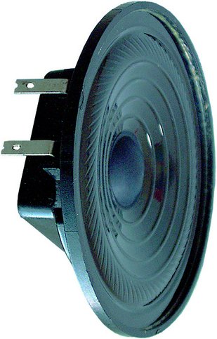 VISATON Breitbandlautsprecher mit Kunststoffkorb und Kunststoffmembran 6,4 cm, K 64 WP / 50 Ohm