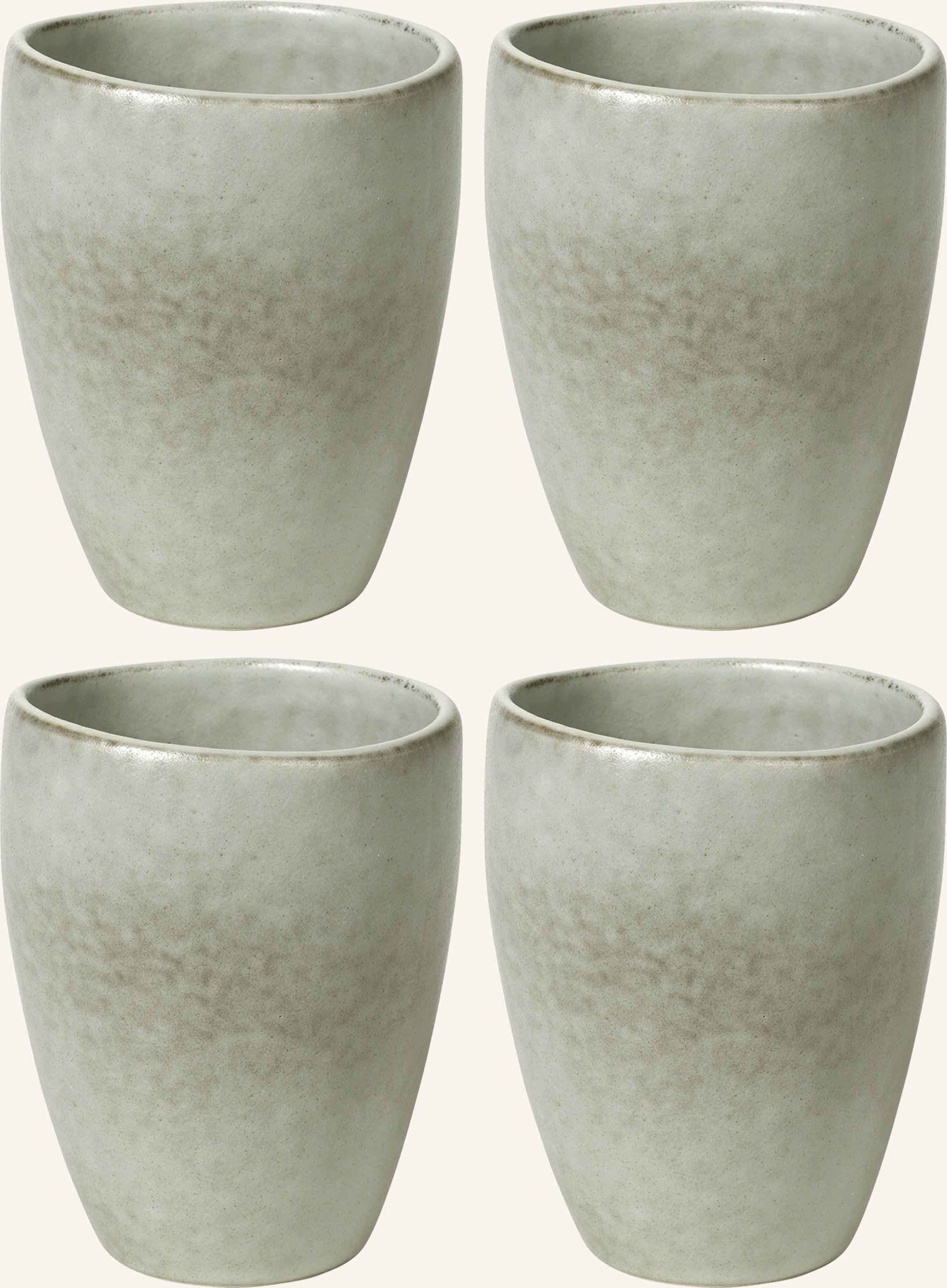 Thumbnail - Broste Copenhagen 4er-Set Becher Nordic Marsh gruen