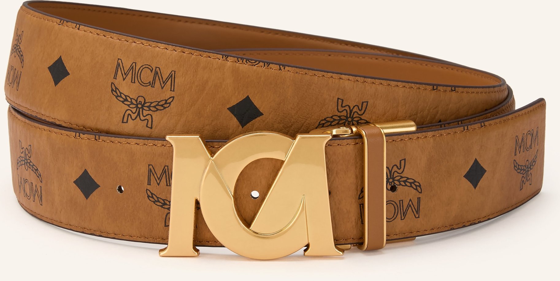 Mcm Gürtel M-Art Zum Wenden braun