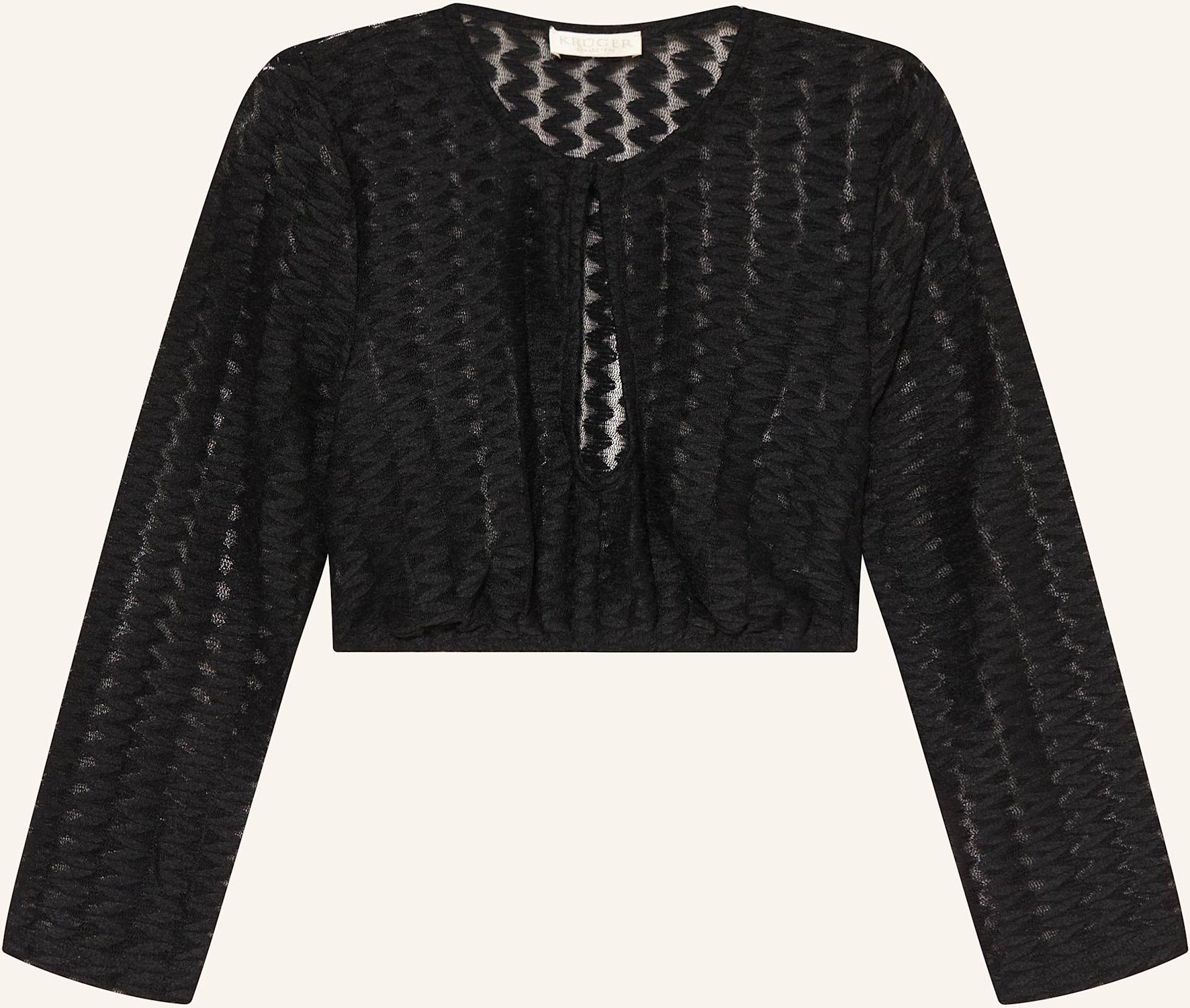 Krüger Dirndlbluse Erija Mit 3/4-Arm schwarz