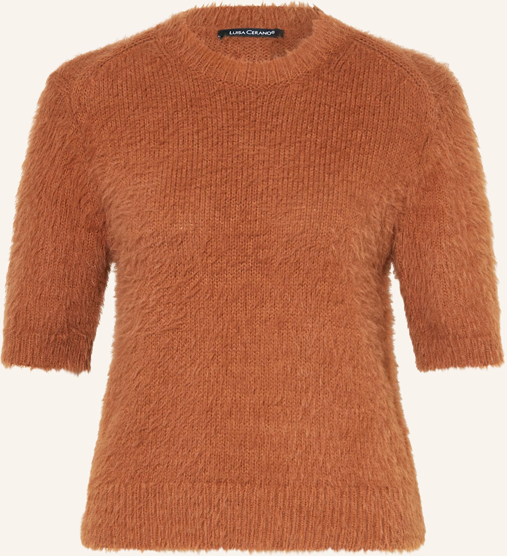 Luisa Cerano Strickshirt braun